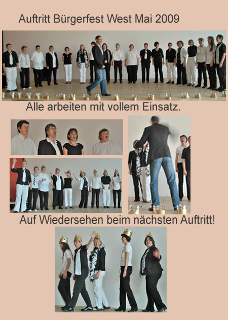 Auftritt Bürgerfest West Mai 2009